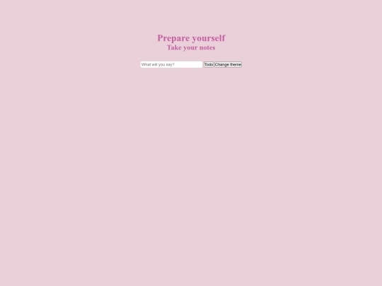 Todo screenshot