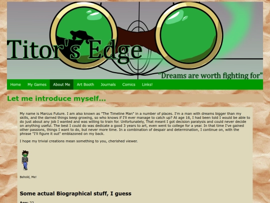 about-me screenshot