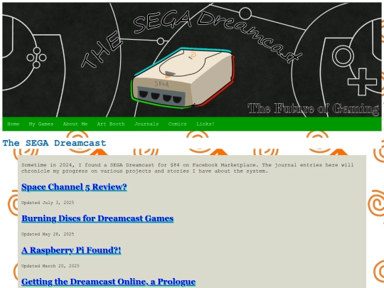 journals/Dreamcast-journal-top screenshot