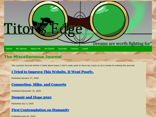 journals/misc screenshot