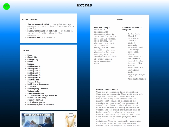 info/extras screenshot