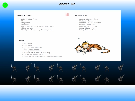info/me screenshot