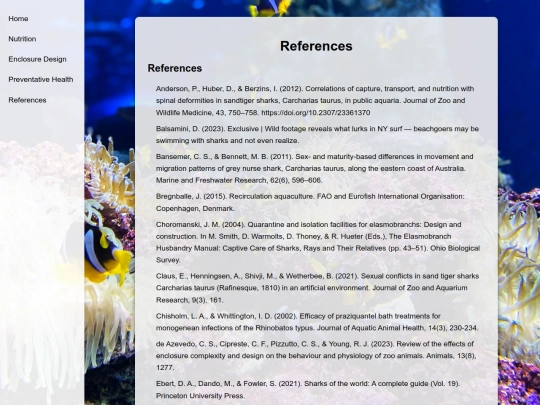 references screenshot