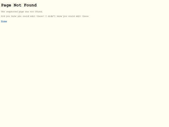 not_found screenshot