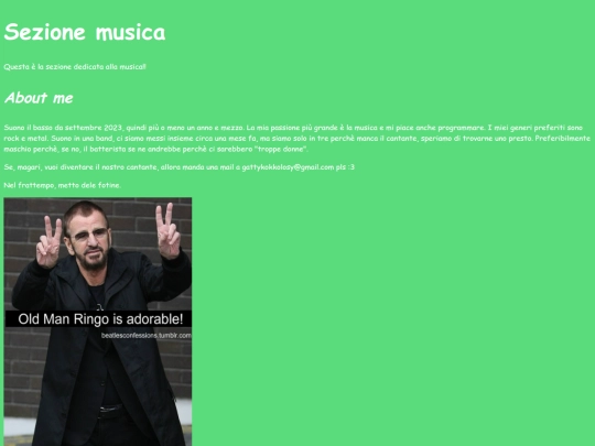 beatlespage screenshot