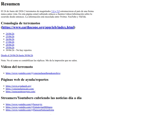 ve/terremoto screenshot