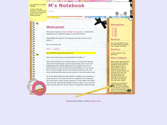 kawaii-notebook/dist screenshot