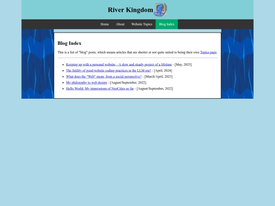 blog-index screenshot