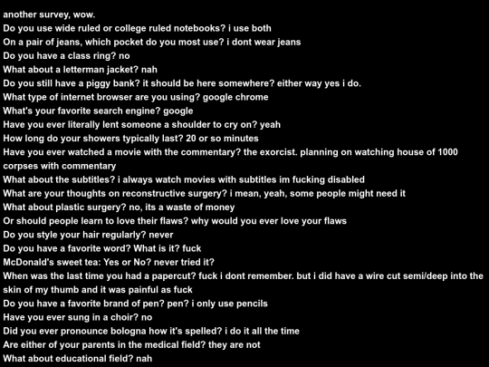 survey2 screenshot
