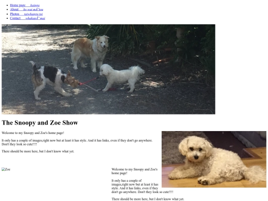 SnoopyandZoeshow screenshot