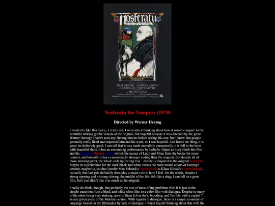 vampweekend/nosherzogreview screenshot