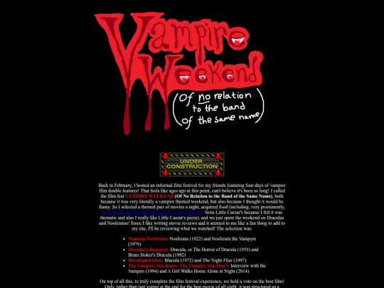 vampweekend/vampireweekend screenshot
