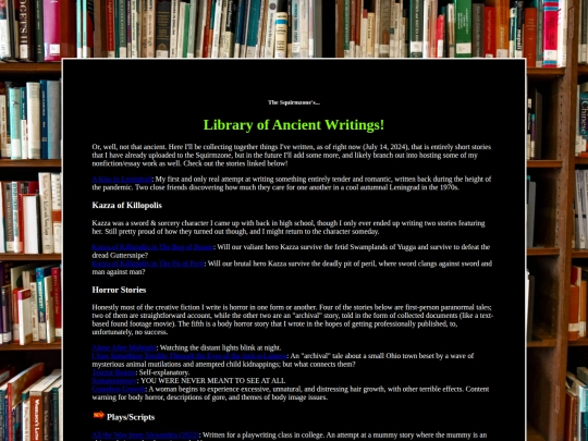 writing/writings-library screenshot