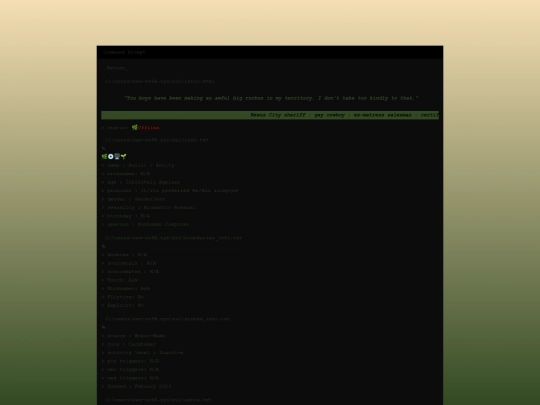 entity screenshot