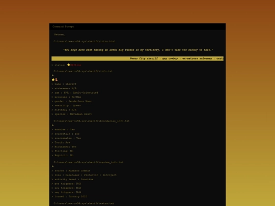 sheriff screenshot