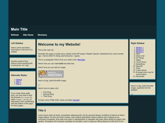 index screenshot
