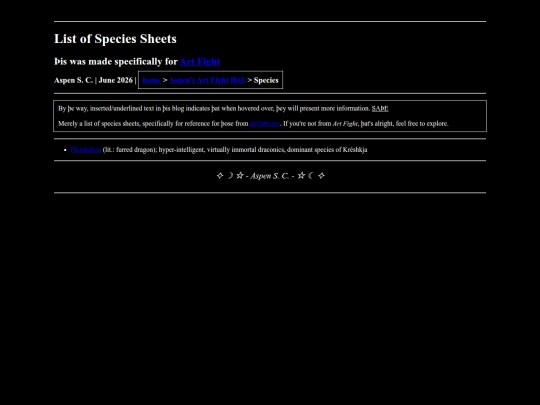 af_hub/species screenshot