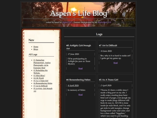 blogs/life_blog screenshot