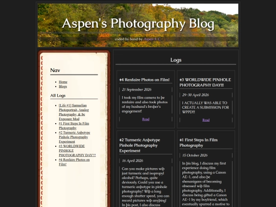 blogs/photography_blog screenshot