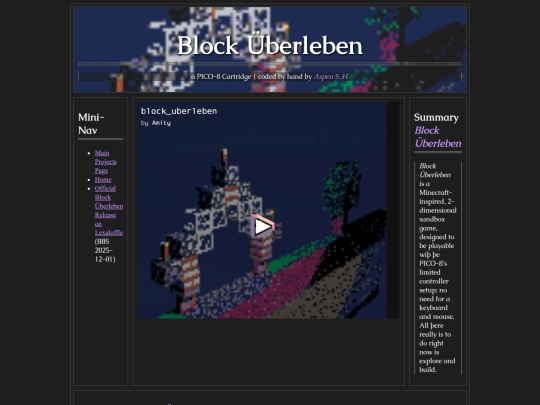projects/pico-8/block_uberleben_project_page screenshot