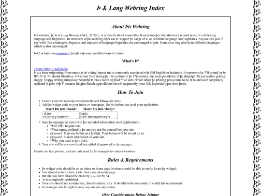 thornwebring/thornwebring_index screenshot