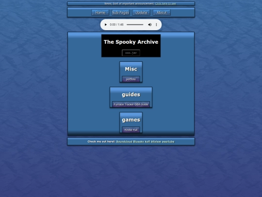 sub-pages screenshot