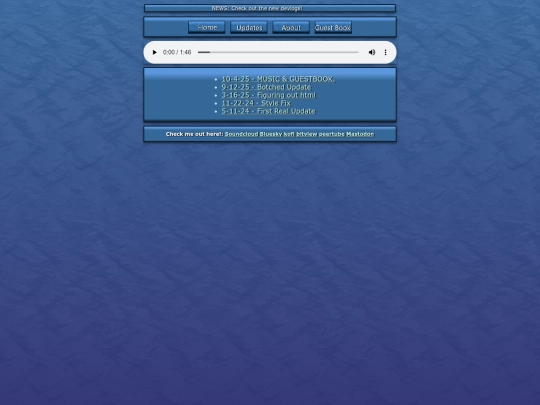 updates screenshot