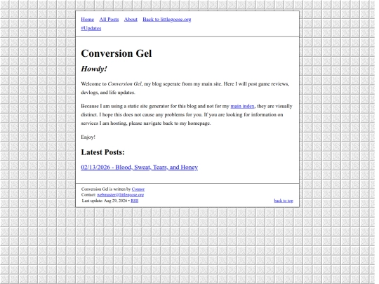 blog screenshot