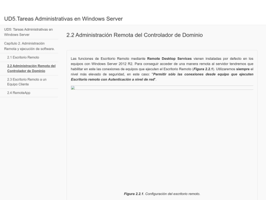 22_administracin_remota_del_controlador_de_dominio screenshot
