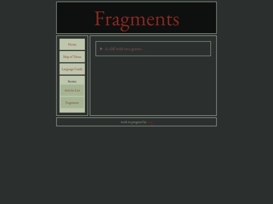 story/fragments screenshot