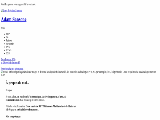 index screenshot