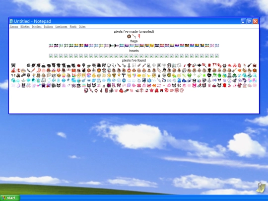 pixels screenshot