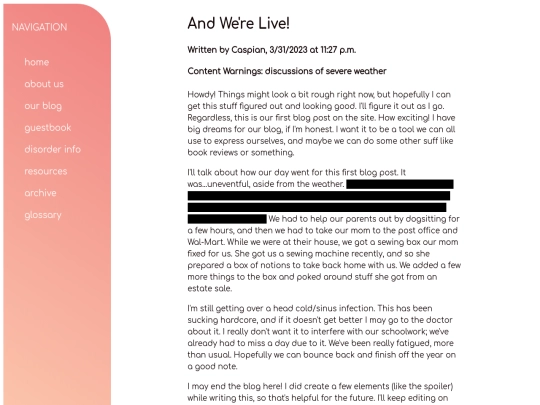 blog/post1 screenshot