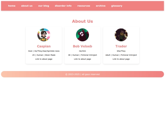 pages/about screenshot