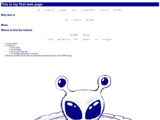 myfirstpage screenshot