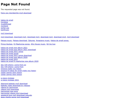 not_found screenshot