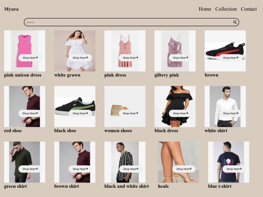 e-commerce website/collection screenshot
