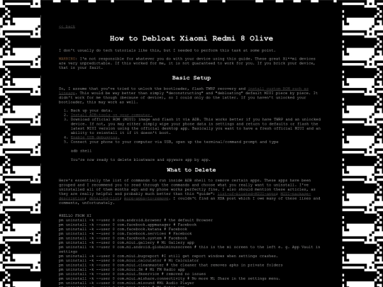 debloat-redmi-8-olive screenshot