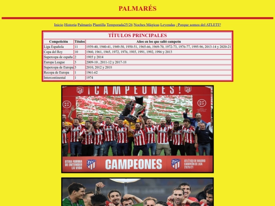 palmares screenshot