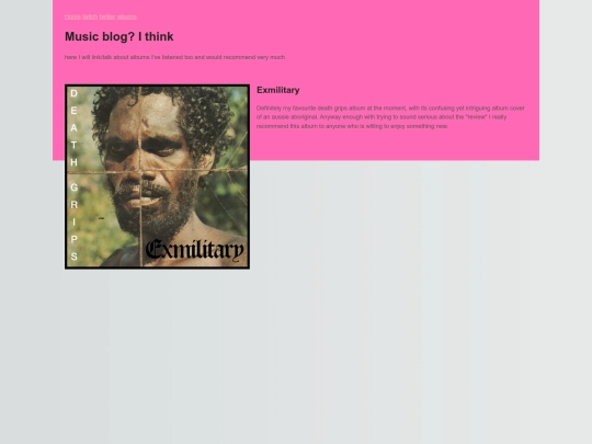 albums screenshot