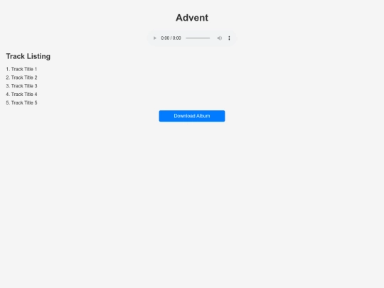 advent screenshot