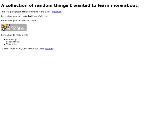 index screenshot