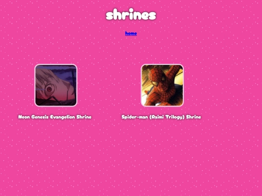 shrines/shrinelist screenshot