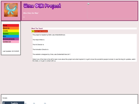 Credits screenshot