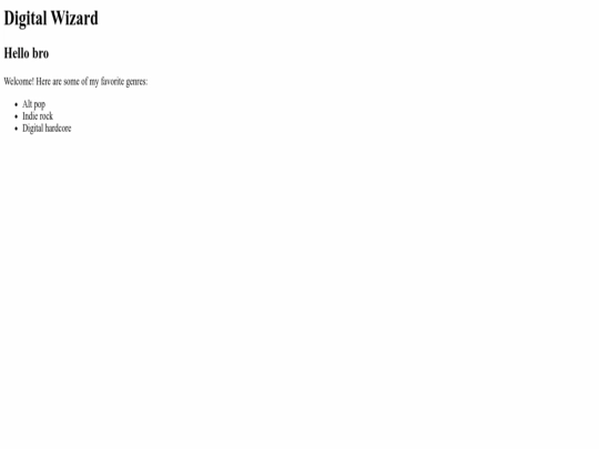 index screenshot