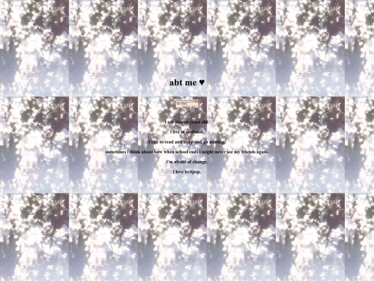 about-me screenshot