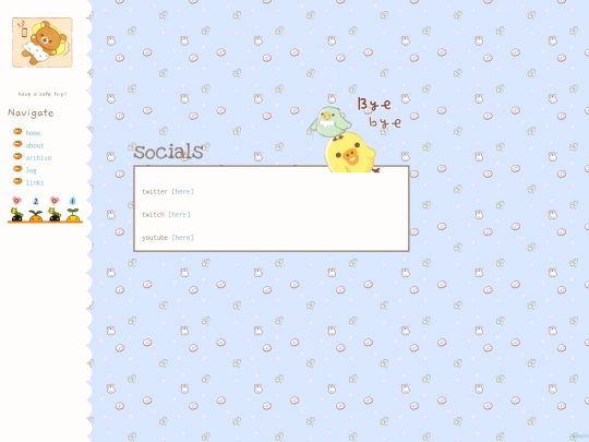 links screenshot