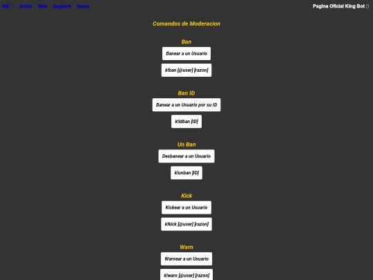 comandos screenshot