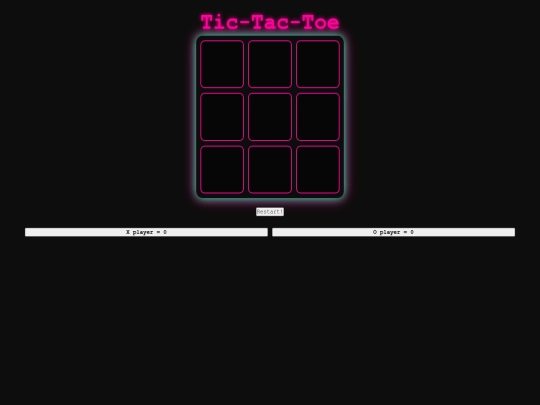 tic-tac-toe screenshot