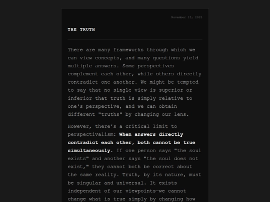 truth screenshot